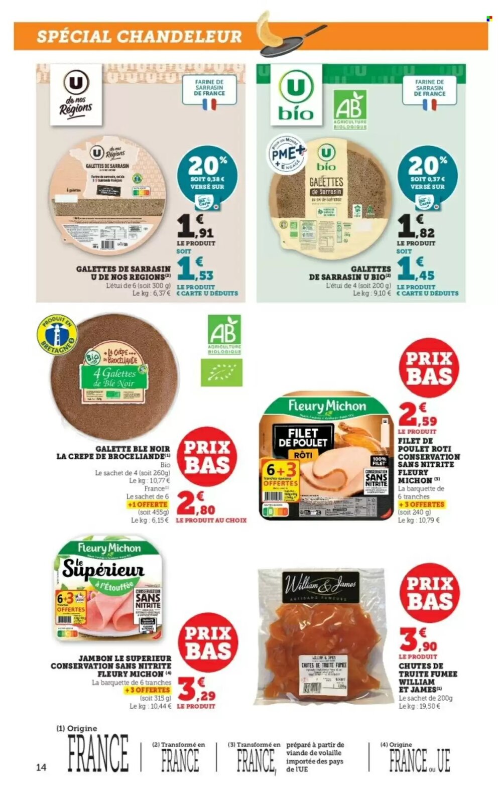 Prospectus promotionnel Super U valable à partir du 20/01/2026 - Page 14.