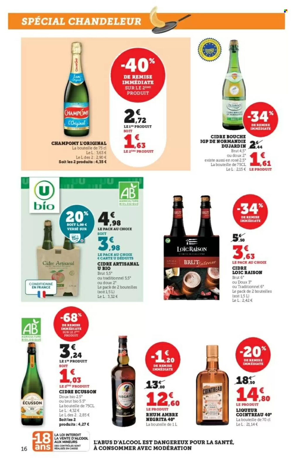 Prospectus promotionnel Super U valable à partir du 20/01/2026 - Page 16.