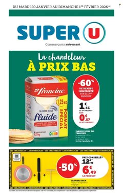 Prospectus promotionnel Super U valable à partir du 20/01/2026