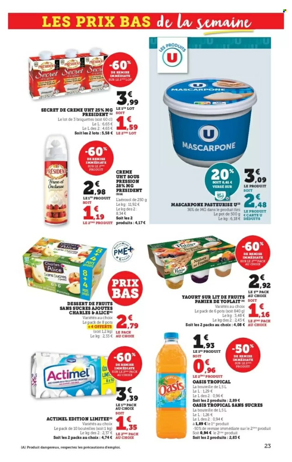 Prospectus promotionnel Super U valable à partir du 20/01/2026 - Page 23.