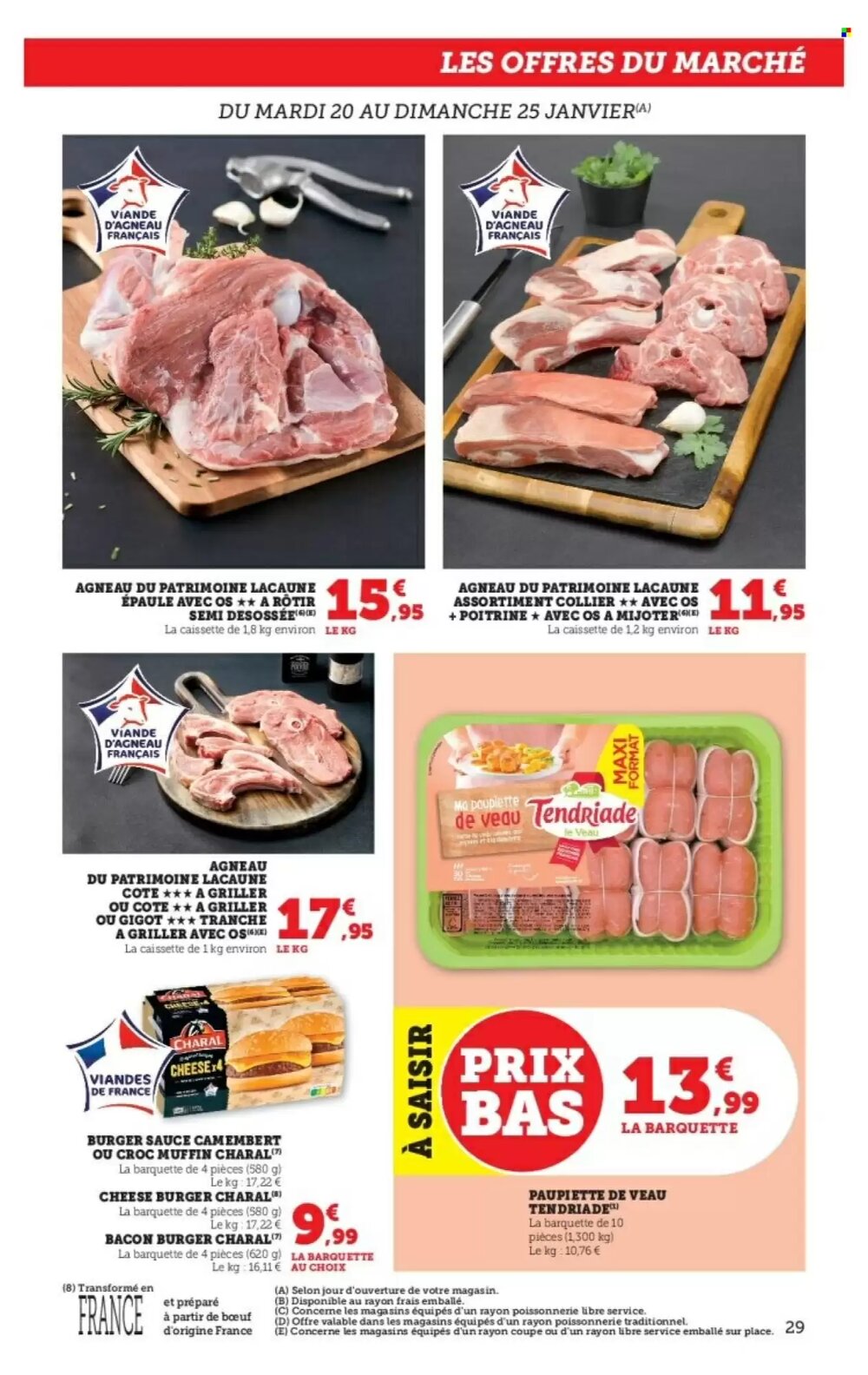 Prospectus promotionnel Super U valable à partir du 20/01/2026 - Page 29.