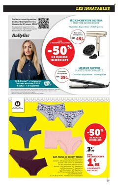 Prospectus promotionnel Super U valable à partir du 20/01/2026 - Page 35.