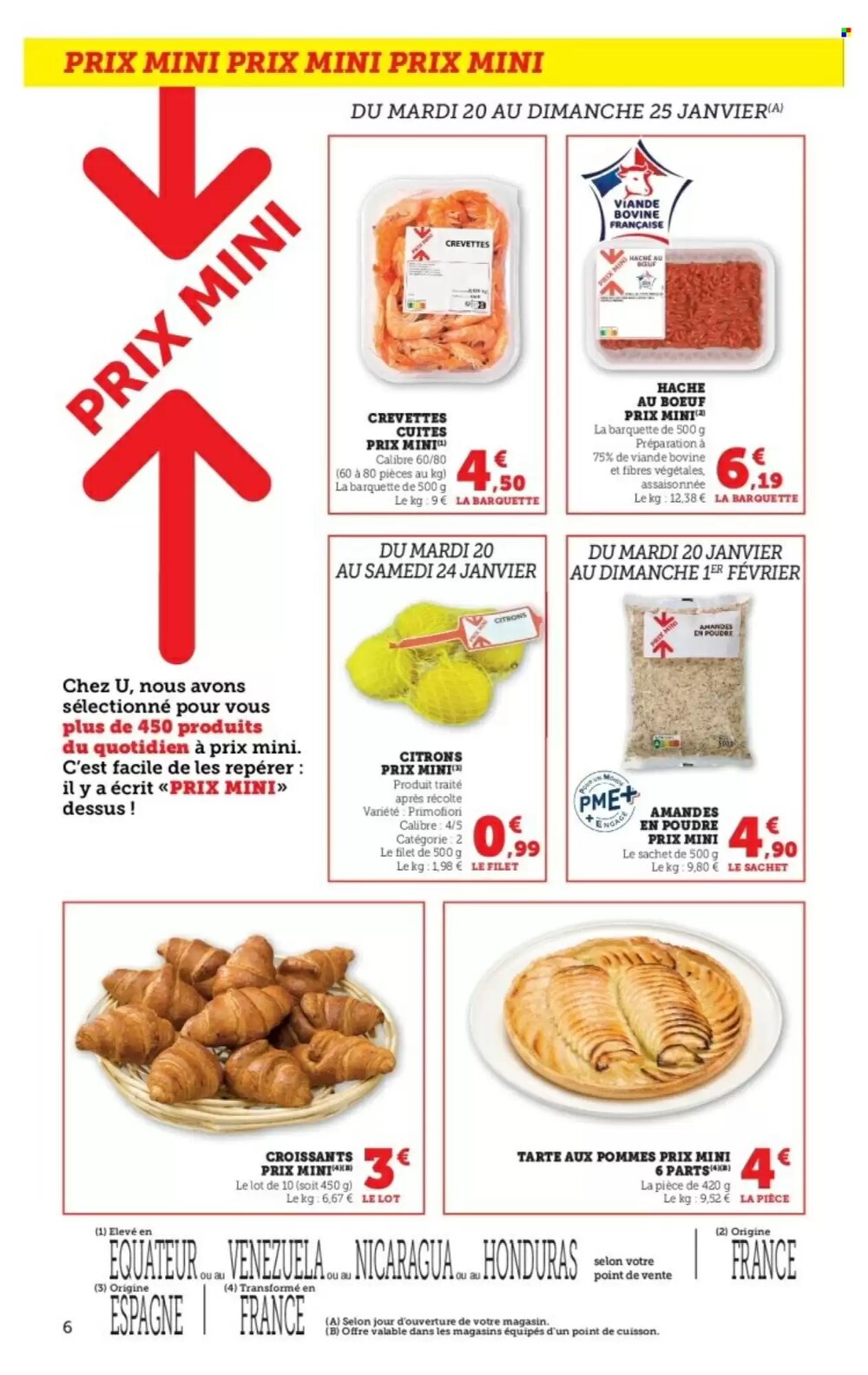 Prospectus promotionnel Super U valable à partir du 20/01/2026 - Page 6.