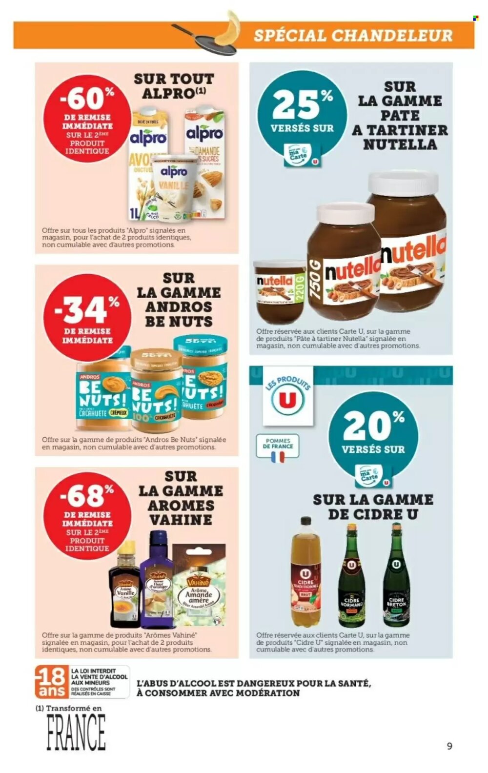 Prospectus promotionnel Super U valable à partir du 20/01/2026 - Page 9.