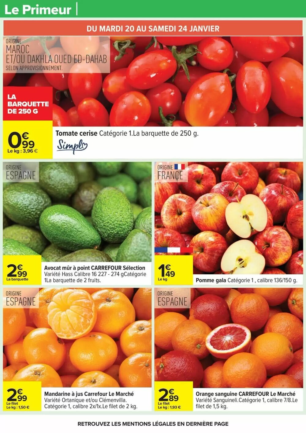 Prospectus promotionnel Carrefour valable à partir du 20/01/2026 - Page 43.