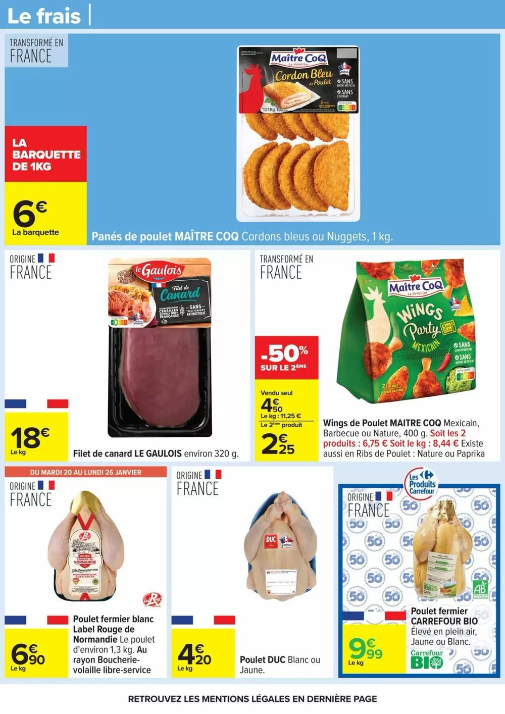 Prospectus promotionnel Carrefour valable à partir du 20/01/2026 - Page 48.
