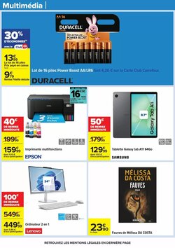 Prospectus promotionnel Carrefour valable à partir du 20/01/2026 - Page 69.