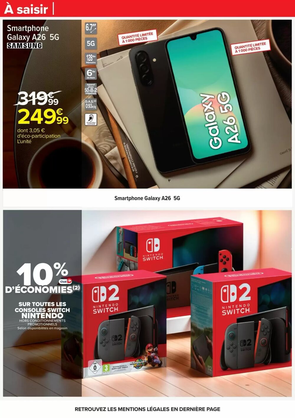 Prospectus promotionnel Carrefour valable à partir du 20/01/2026 - Page 72.