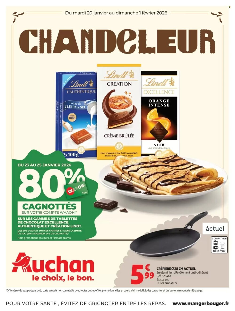 Prospectus promotionnel Auchan valable à partir du 20/01/2026 - Page 1.