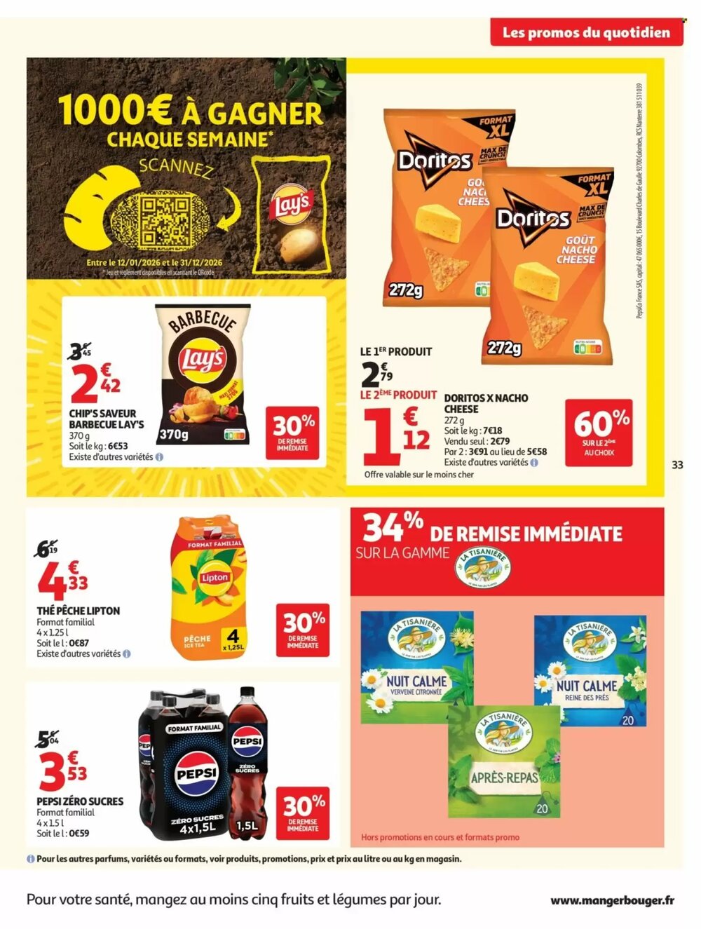 Prospectus promotionnel Auchan valable à partir du 20/01/2026 - Page 33.