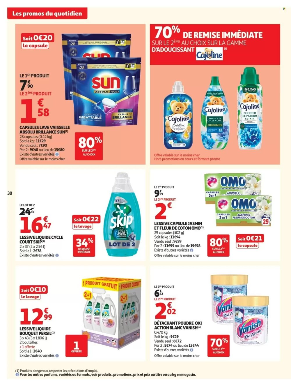 Prospectus promotionnel Auchan valable à partir du 20/01/2026 - Page 38.
