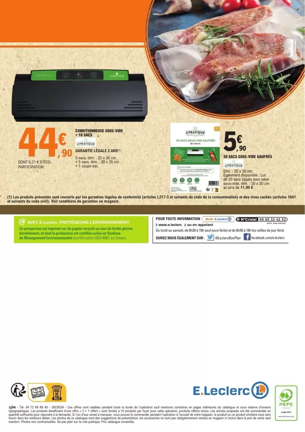 Prospectus promotionnel E.Leclerc valable à partir du 20/01/2026 - Page 12.