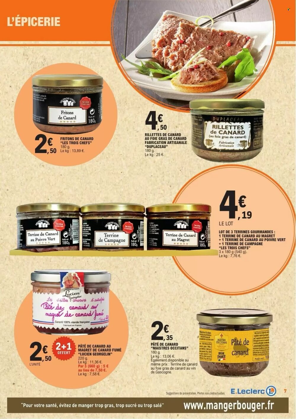 Prospectus promotionnel E.Leclerc valable à partir du 20/01/2026 - Page 7.