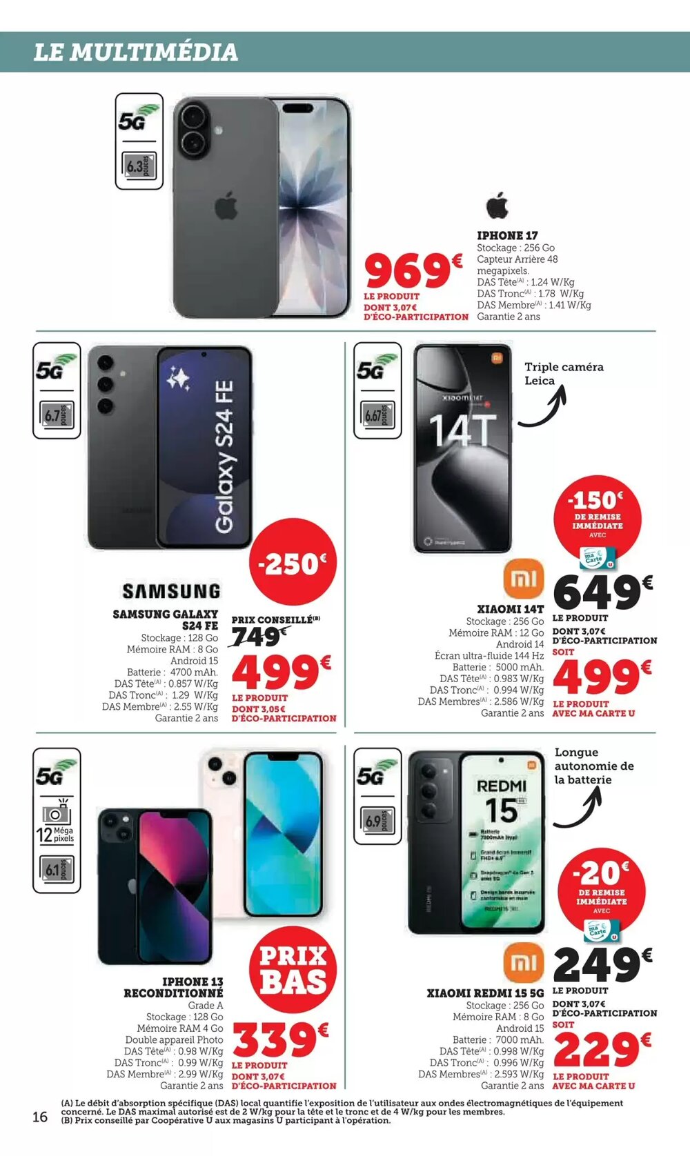 Prospectus promotionnel Super U valable à partir du 20/01/2026 - Page 16.