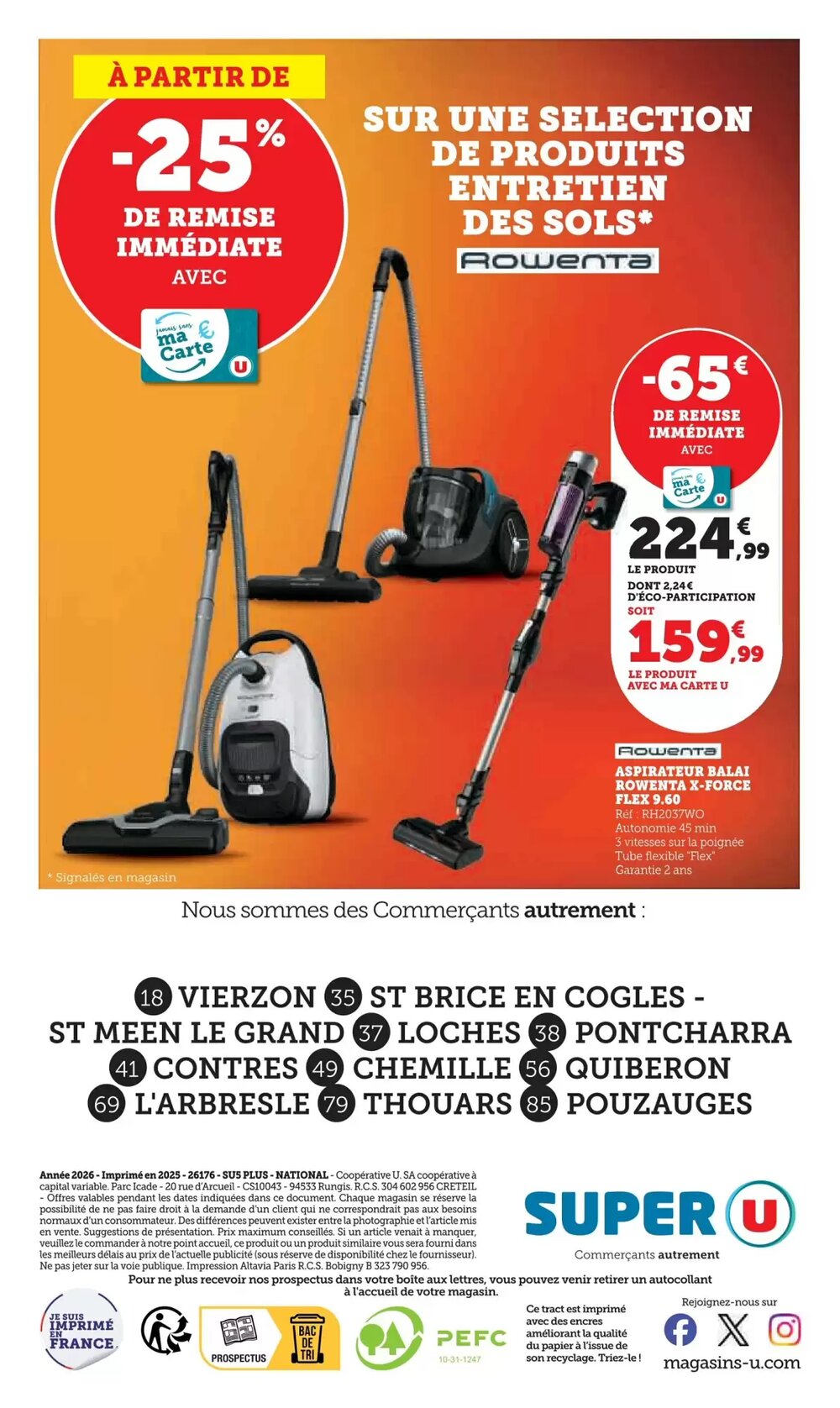 Prospectus promotionnel Super U valable à partir du 20/01/2026 - Page 20.