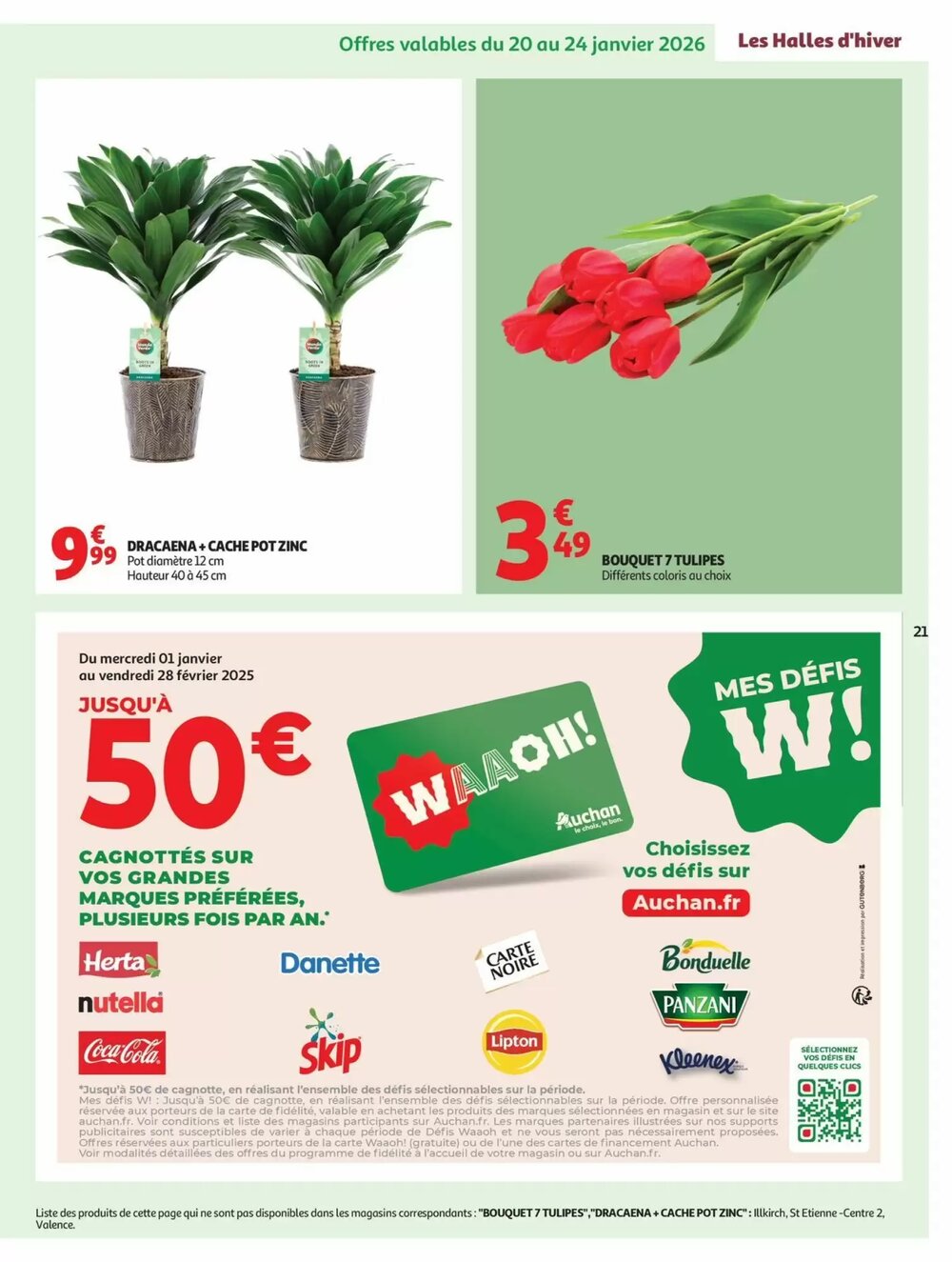 Prospectus promotionnel Auchan valable à partir du 20/01/2026 - Page 21.