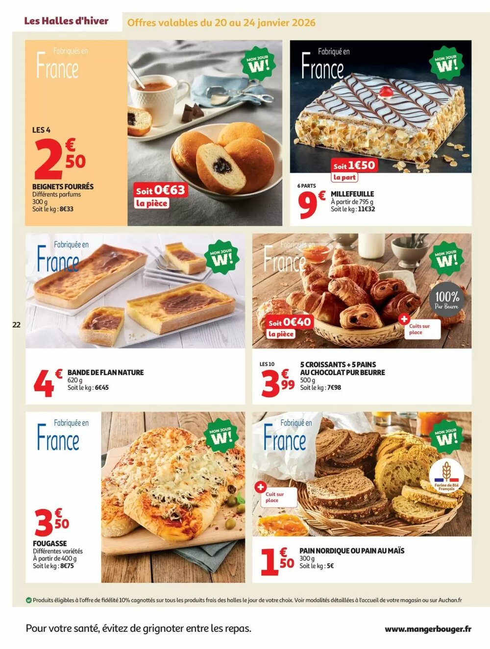 Prospectus promotionnel Auchan valable à partir du 20/01/2026 - Page 22.