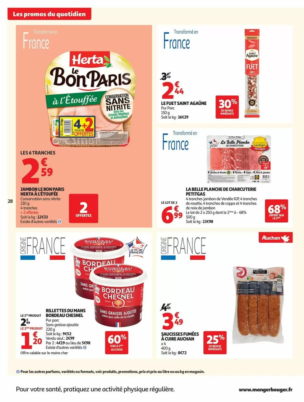 Prospectus promotionnel Auchan valable à partir du 20/01/2026 - Page 28.