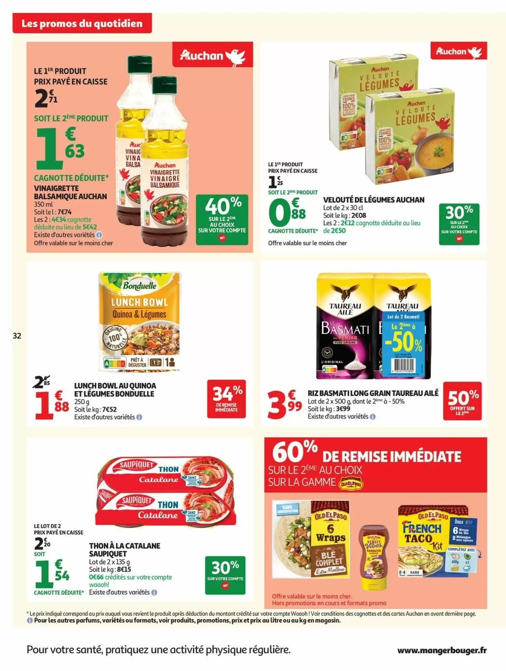 Prospectus promotionnel Auchan valable à partir du 20/01/2026 - Page 32.
