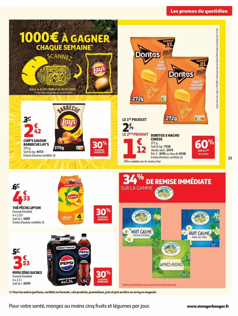Prospectus promotionnel Auchan valable à partir du 20/01/2026 - Page 33.