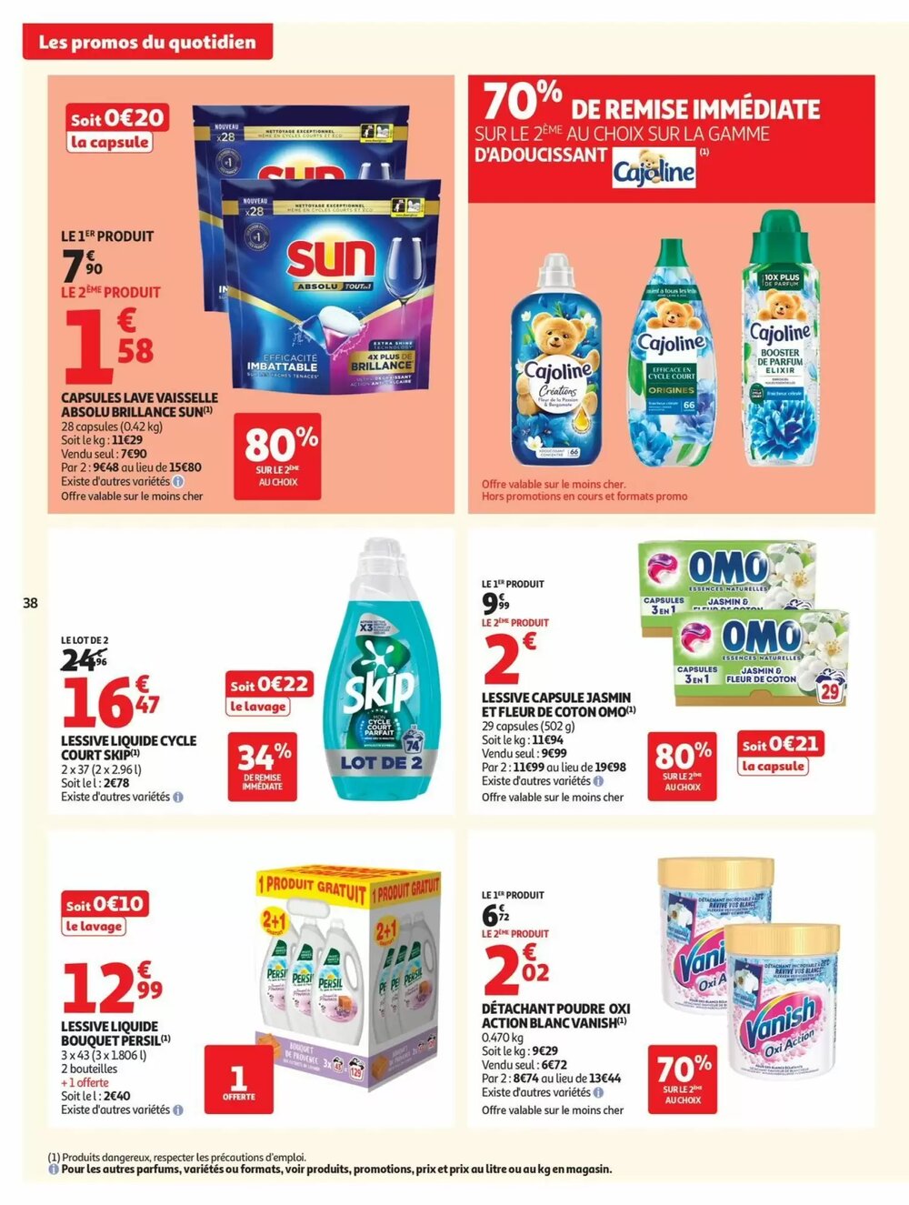 Prospectus promotionnel Auchan valable à partir du 20/01/2026 - Page 38.