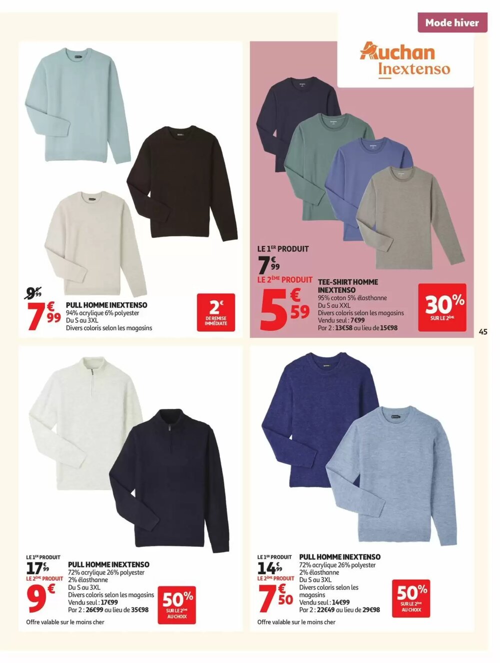 Prospectus promotionnel Auchan valable à partir du 20/01/2026 - Page 45.