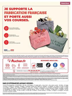 Prospectus promotionnel Auchan valable à partir du 20/01/2026 - Page 47.