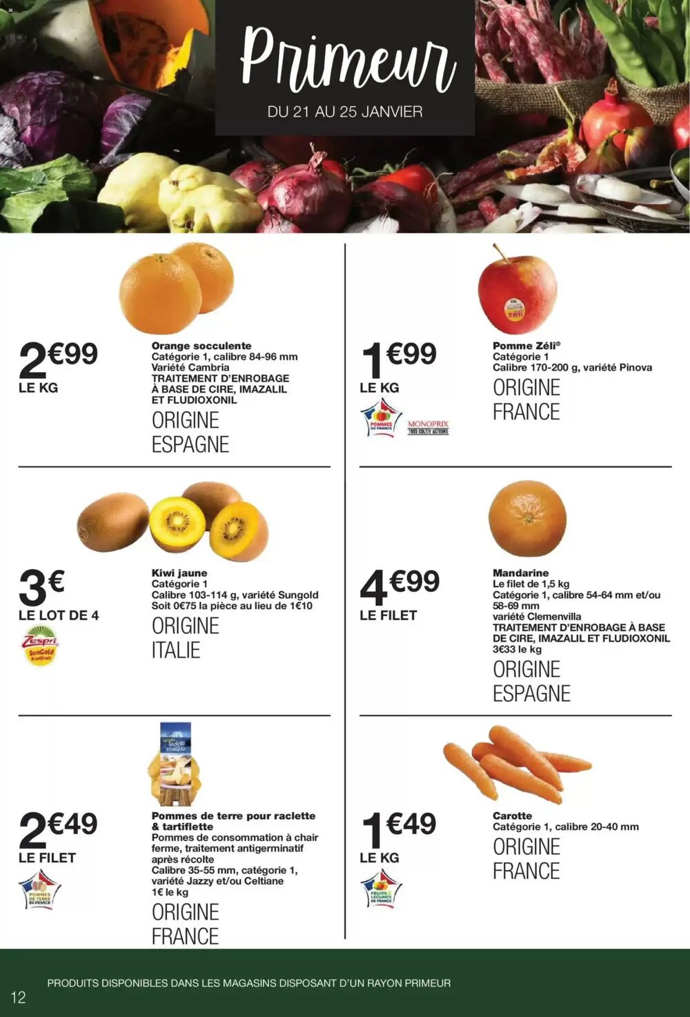 Prospectus promotionnel Monoprix valable à partir du 20/01/2026 - Page 12.
