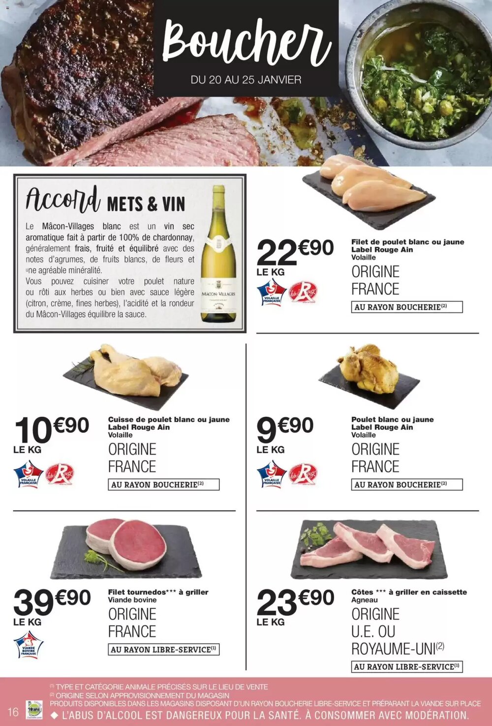 Prospectus promotionnel Monoprix valable à partir du 20/01/2026 - Page 16.