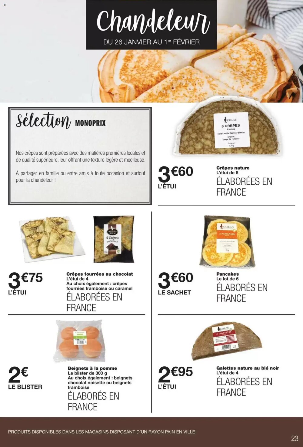 Prospectus promotionnel Monoprix valable à partir du 20/01/2026 - Page 23.