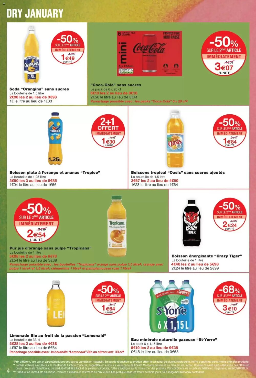 Prospectus promotionnel Monoprix valable à partir du 20/01/2026 - Page 4.