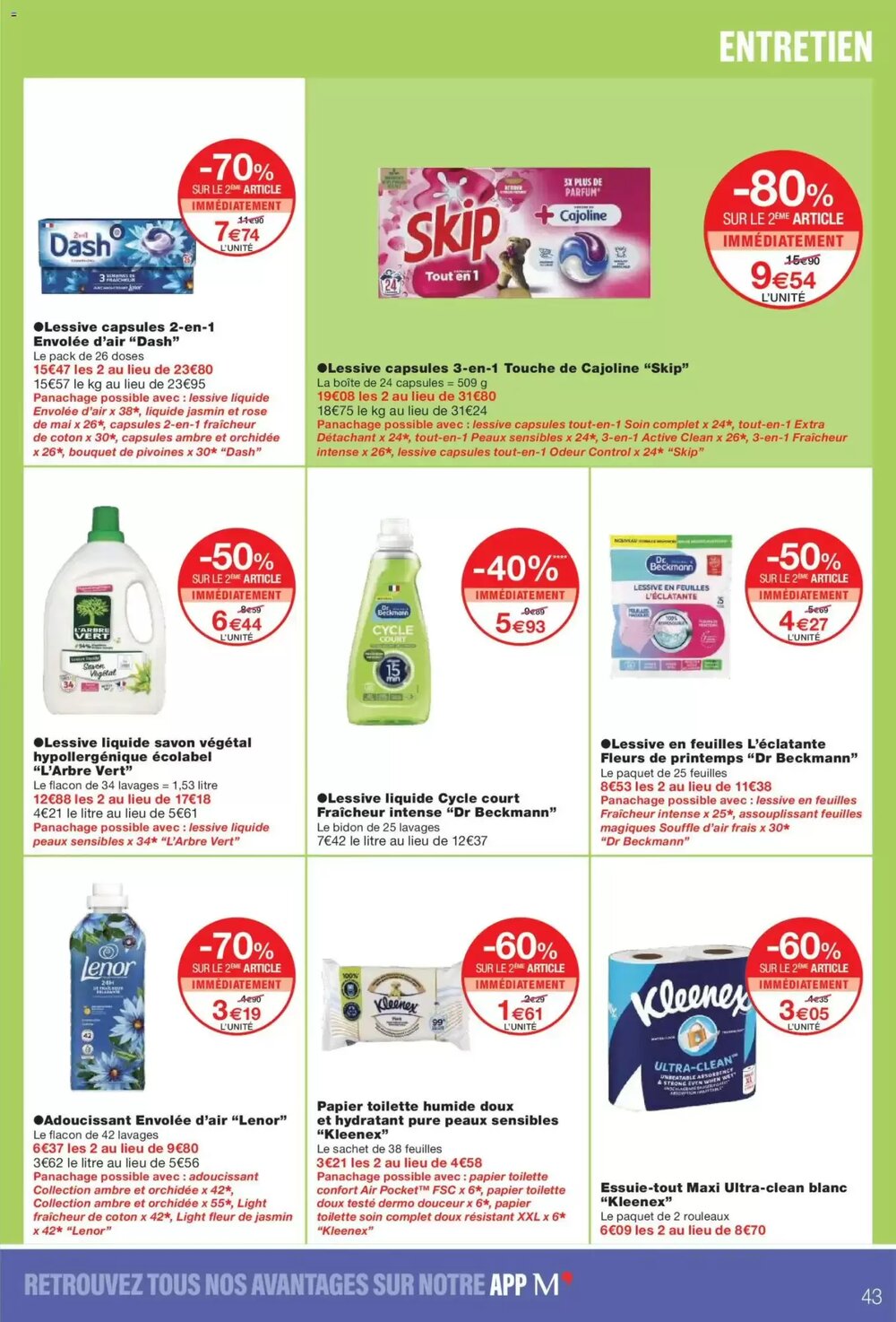 Prospectus promotionnel Monoprix valable à partir du 20/01/2026 - Page 43.