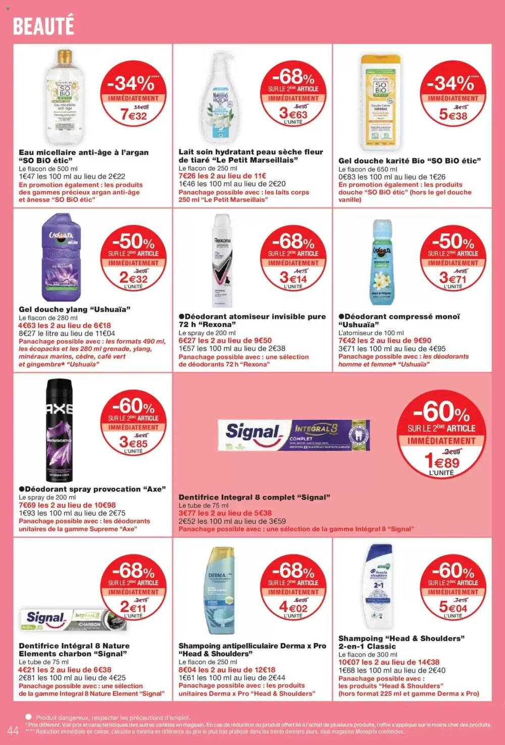 Prospectus promotionnel Monoprix valable à partir du 20/01/2026 - Page 44.