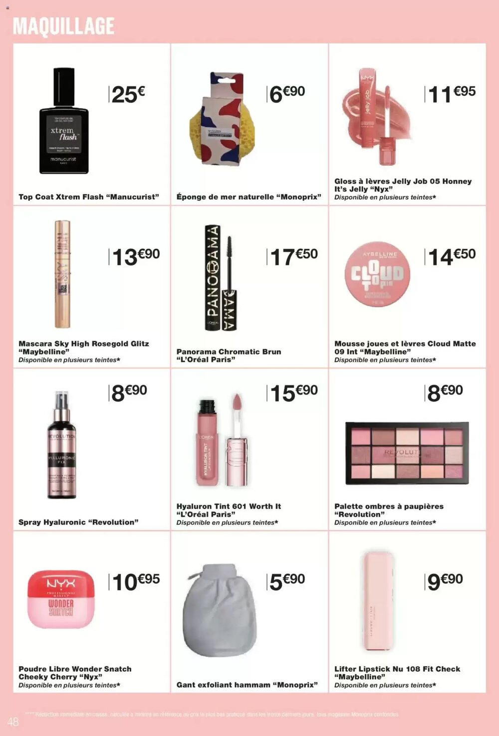 Prospectus promotionnel Monoprix valable à partir du 20/01/2026 - Page 48.