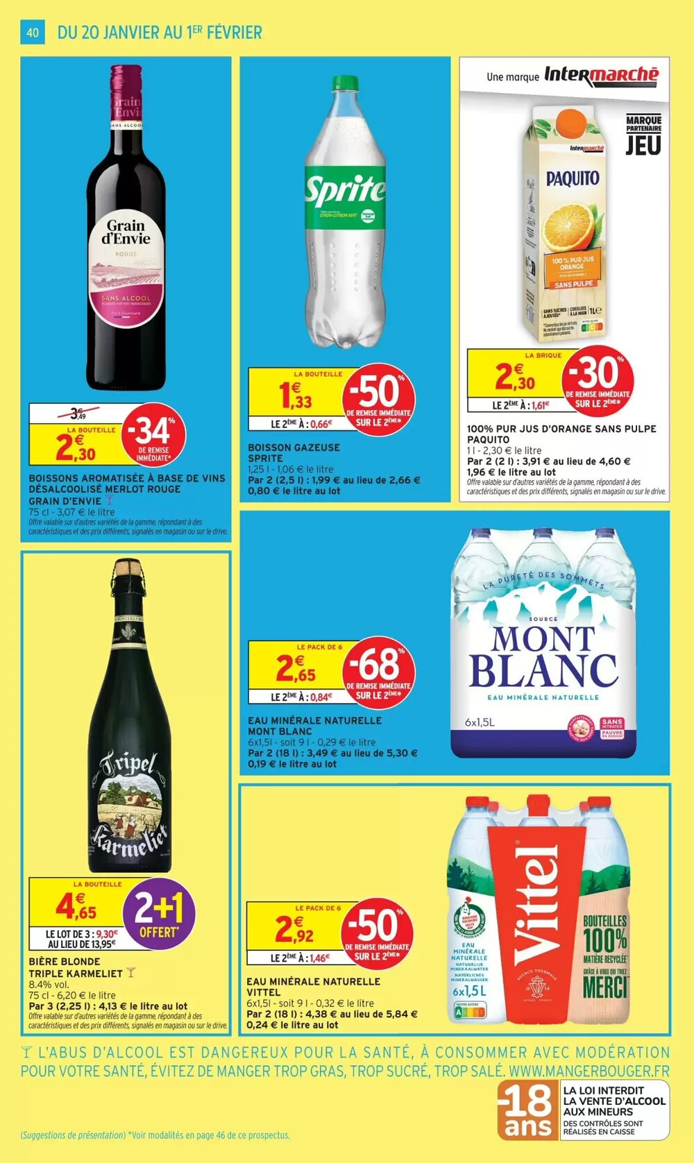 Prospectus promotionnel Intermarché valable à partir du 20/01/2026 - Page 40.