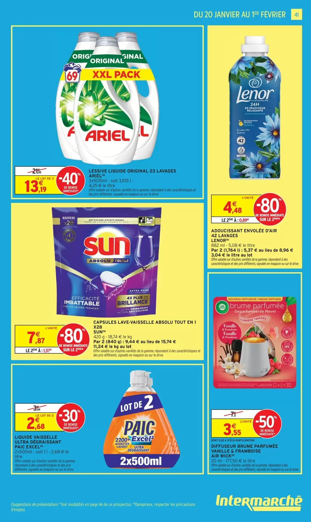 Prospectus promotionnel Intermarché valable à partir du 20/01/2026 - Page 41.