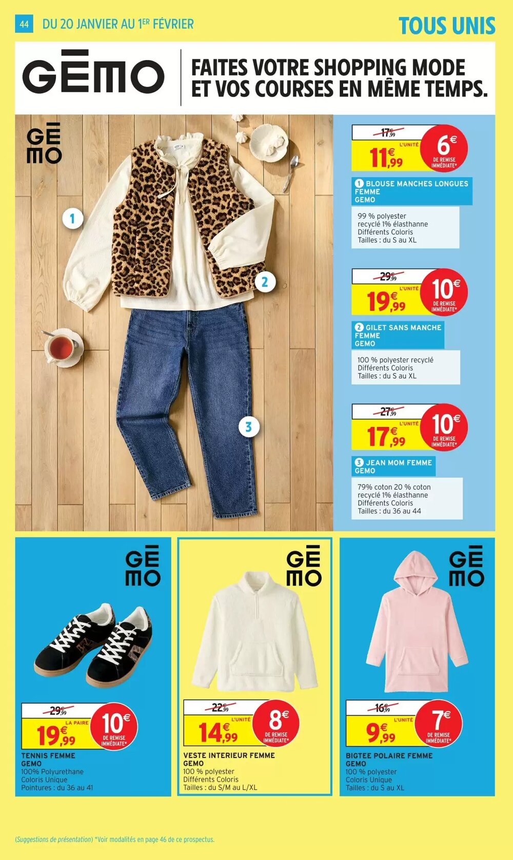 Prospectus promotionnel Intermarché valable à partir du 20/01/2026 - Page 44.
