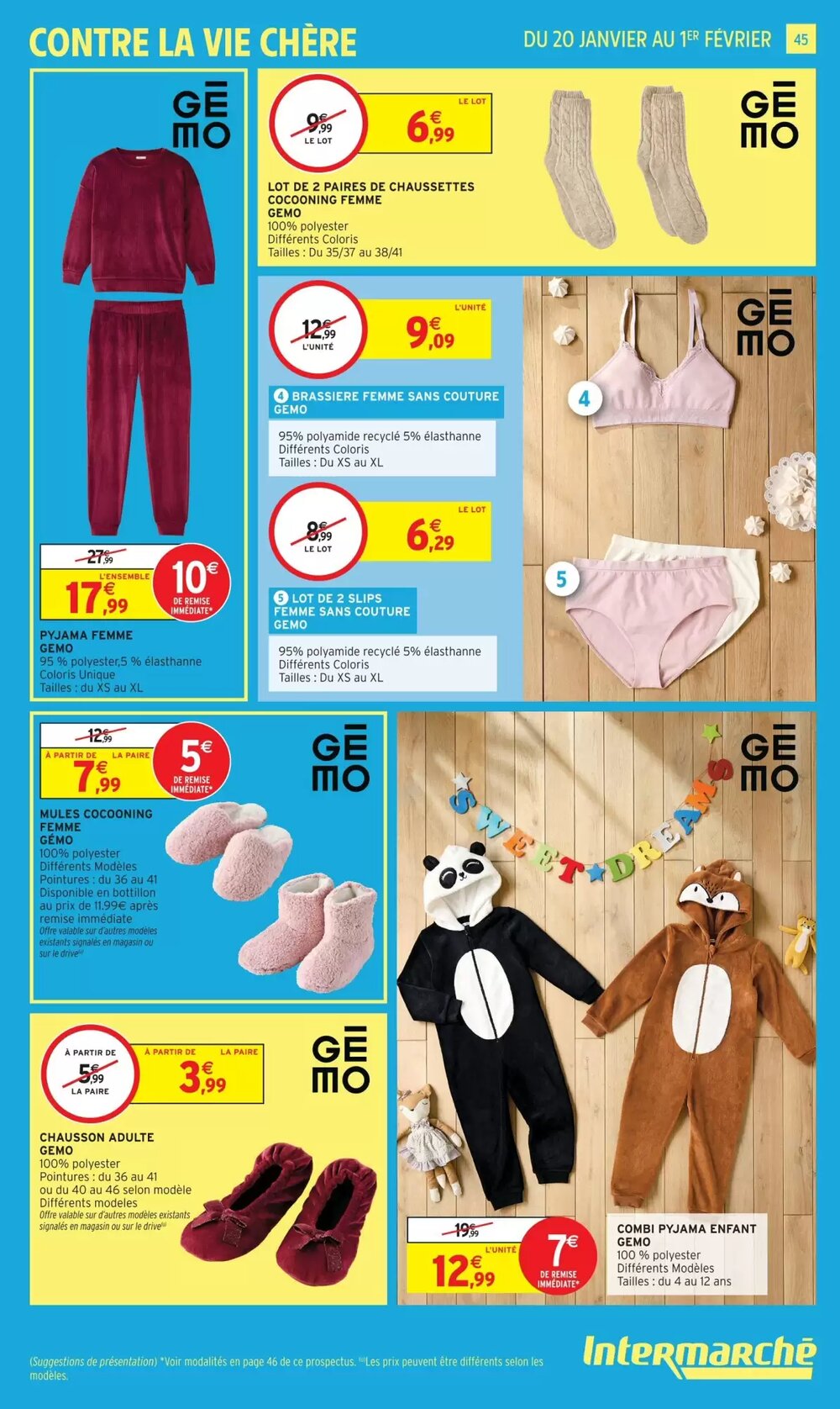 Prospectus promotionnel Intermarché valable à partir du 20/01/2026 - Page 45.