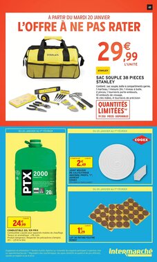 Prospectus promotionnel Intermarché valable à partir du 20/01/2026 - Page 49.