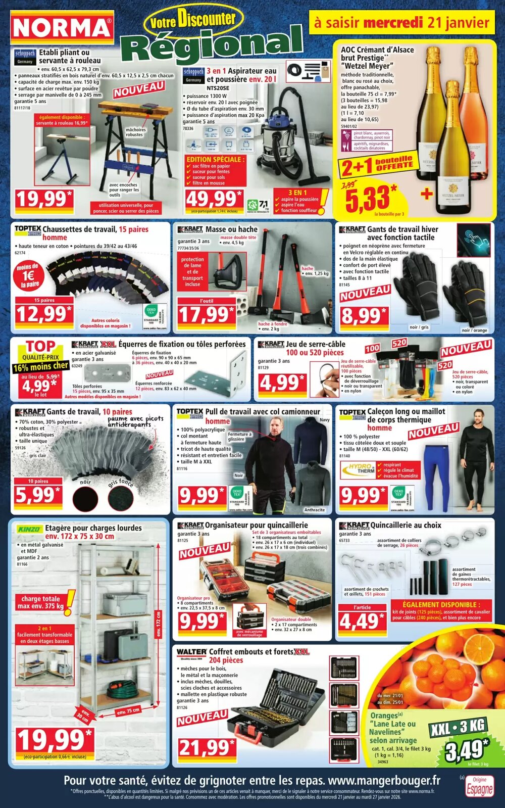 Prospectus promotionnel Norma valable à partir du 21/01/2026 - Page 1.