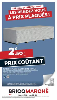 Prospectus promotionnel Bricomarché valable à partir du 21/01/2026 - Page 1.