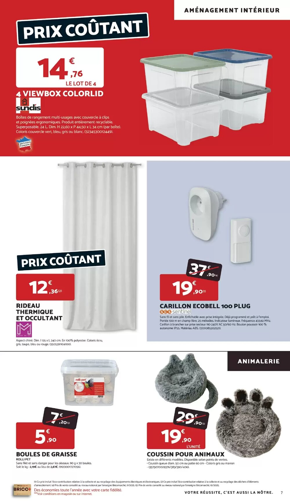 Prospectus promotionnel Bricomarché valable à partir du 21/01/2026 - Page 7.