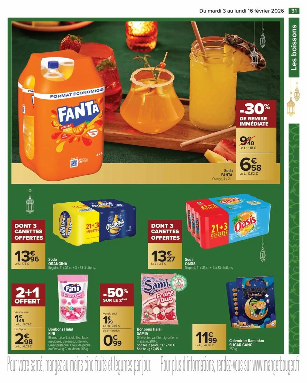 Prospectus promotionnel Carrefour valable à partir du 21/01/2026 - Page 31.