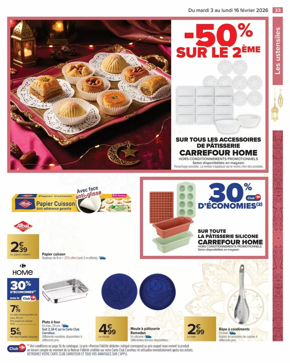 Prospectus promotionnel Carrefour valable à partir du 21/01/2026 - Page 33.