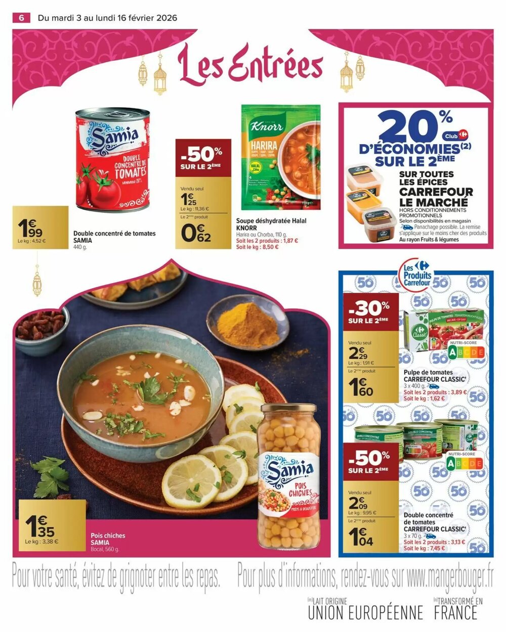 Prospectus promotionnel Carrefour valable à partir du 21/01/2026 - Page 6.