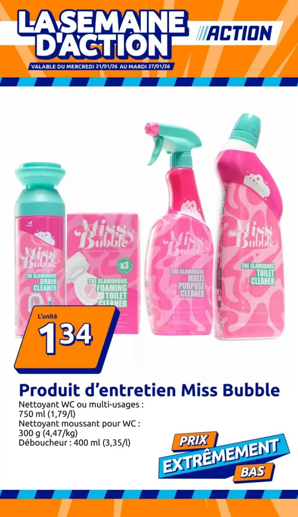 Prospectus promotionnel Action valable à partir du 21/01/2026 - Page 1.