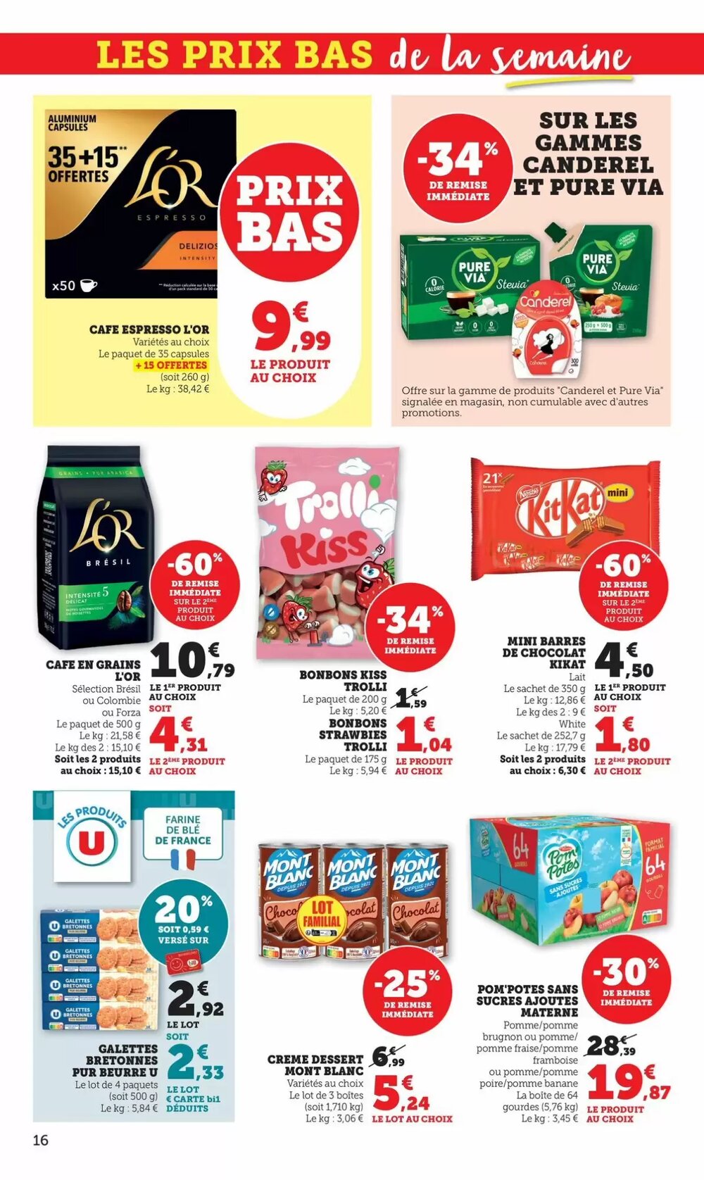 Prospectus promotionnel Bi1 valable à partir du 21/01/2026 - Page 16.