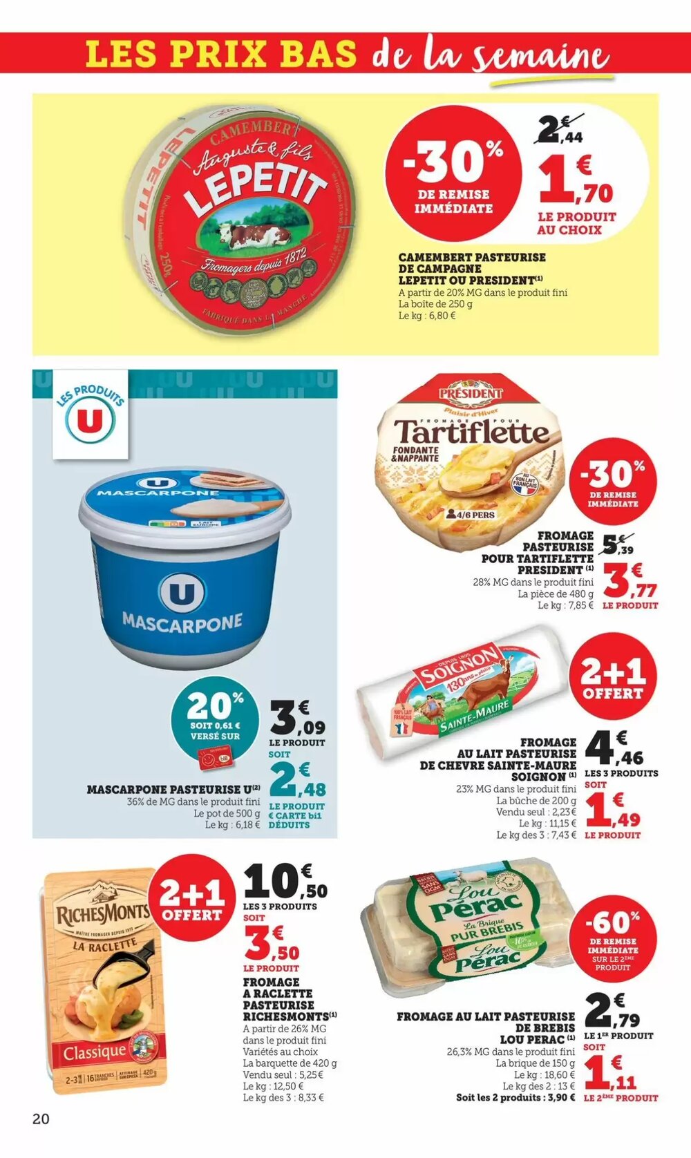 Prospectus promotionnel Bi1 valable à partir du 21/01/2026 - Page 20.