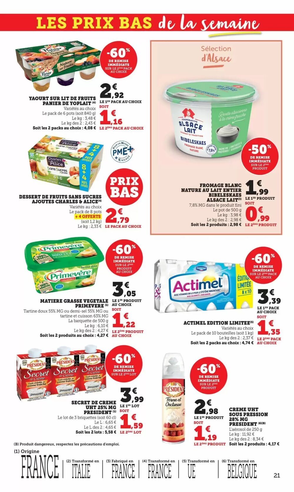 Prospectus promotionnel Bi1 valable à partir du 21/01/2026 - Page 21.