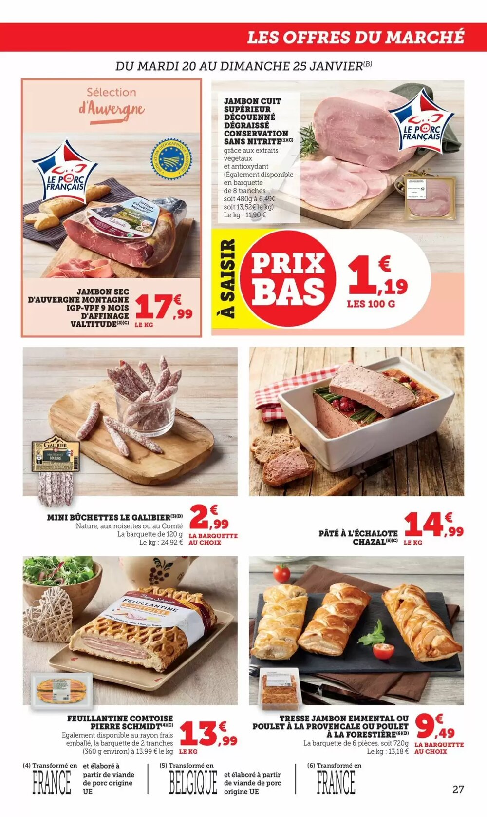 Prospectus promotionnel Bi1 valable à partir du 21/01/2026 - Page 27.